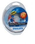 Лампа Philips Н7 24v 70w MasterDuty Blue Vision блистер 2 шт.